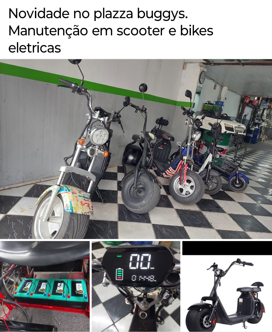 Manutenção em Scooter e Bikes Elétricas